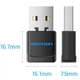 Адаптер WiFi Vention 2.4GHz/5GHz 150/433 Мбіт/с, USB - изображение 3