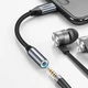 Кабель Type C - AUX Audio M/F 0.10м UGREEN AV142 Чорний - изображение 3