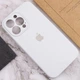 Чохол Silicone Premium case з захистом камери для iPhone 13 Pro Max Full Camera Protective white 9746 - изображение 5