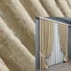 Комплект готових штор VR-Textil Льон мармур Pavliani ХО № 1270ш Бежевий 100х280 см 2 шт (31-494) - зображення 1