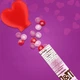 Драже M&M's Heart Chocolate Valentine's Day Candy Heart Cane 85г - зображення 3