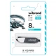 Флеш пам'ять USB 8 GВ Wibrand Aligator USB 2.0 сірий (RZN-23103458) - зображення 3