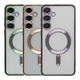 Протиударний Чохол TPU Metallic Full Camera with Magsafe для Samsung Galaxy S24+ 5G (S926) Green - зображення 2