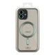 Чохол TPU Metallic Chrome Full Camera with Magsafe для iPhone 12 Chrome Green - изображение 3