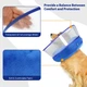 Защитный надувной ошейник для собак Derby Inflatable Dog Cone with Detachable Anti-Licking Shield, Blue, M - изображение 3