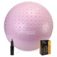 Мяч для фитнеса (фитбол) Cornix 55 см полумассажный Anti-Burst XR-0465 Light Pink - изображение 1