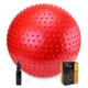 Мяч для фитнеса (фитбол) Cornix 55 см массажный Anti-Burst XR-0470 Red - изображение 1
