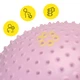 Мяч для фитнеса (фитбол) Cornix 55 см полумассажный Anti-Burst XR-0465 Light Pink - изображение 4