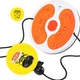 Диск здоров'я для талії Cornix Twisting Waist Disc з еспандерами XR-0452 White/Orange - зображення 3