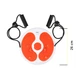 Диск здоров'я для талії Cornix Twisting Waist Disc з еспандерами XR-0452 White/Orange - зображення 7