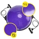 Балансувальна платформа (півсфера) Cornix Bosu Ball 58 см з еспандерами XR-0454 Violet - зображення 7