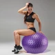 Мяч для фитнеса (фитбол) Cornix 65 см массажный Anti-Burst XR-0484 Violet - изображение 4