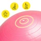 Мяч для фитнеса (фитбол) Cornix 55 см полумассажный Anti-Burst XR-0461 Pink - изображение 3