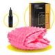Мяч для фитнеса (фитбол) Cornix 55 см массажный Anti-Burst XR-0469 Pink - изображение 4