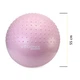 Мяч для фитнеса (фитбол) Cornix 55 см полумассажный Anti-Burst XR-0465 Light Pink - изображение 6