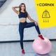 Мяч для фитнеса (фитбол) Cornix 55 см массажный Anti-Burst XR-0473 Light Pink - изображение 4