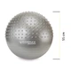 Мяч для фитнеса (фитбол) Cornix 55 см полумассажный Anti-Burst XR-0463 Silver - изображение 6