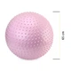 Мяч для фитнеса (фитбол) Cornix 65 см массажный Anti-Burst XR-0489 Light Pink - изображение 8