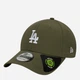 Кепка чоловіча New Era Mlb Recycled Midi 940 La Dodgers 60771851 One Size Темно-зелена (199196506844) - зображення 1