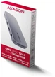 Хаб концентратор Axagon USB-C 10 Гбит/с GEN2COMBO 12-в-1 PD 100W Серый (HMC-12GM2) - изображение 2