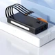 Зовнішній акумулятор повербанк power bank УМБ батарея Power Way QS30S 30000mAh |4USB/Type-C/Lightning, 22.5W/3A, PD/QC, Ліхтарик| Black - зображення 2