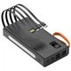 Зовнішній акумулятор повербанк power bank УМБ батарея Power Way QS30S 30000mAh |4USB/Type-C/Lightning, 22.5W/3A, PD/QC, Ліхтарик| Black - зображення 12