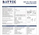 Батарея к ИБП AGM BatTec 12В 7 Ач (BT7.0-12) - изображение 3