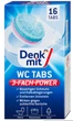 Таблетки для чищення унітазу від вапняного та сечового каменів Denkmit WC Tabs 16 шт - изображение 1