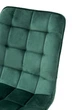 Стілець Віллі чорний / велюр зелений - зображення 7