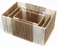 Корзина плетеная Hold&Home прямоугольная 25x17x11 см Бело‑бежевая (HW74791-2) - изображение 2