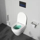Унітаз підвісний Am.Pm Spirit V2.0 CSB1900SC AquaSpin з сидінням Soft Close дюропласт - зображення 4