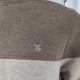 Свитер мужской теплый кашемир XL коричневый с бежевым - изображение 6