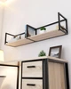 Настенная полка в стиле лофт EcoLoft Нордіс DSP-1361-6 Дуб Сонома - изображение 5