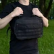 Тактична сумка нагрудна бронежилет X-TACTICAL 50451 чорна, 9 л - зображення 1