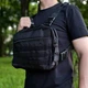 Тактична сумка нагрудна бронежилет X-TACTICAL 50451 чорна, 9 л - зображення 4