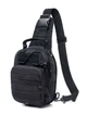 Тактическая сумка через плечо X-TACTICAL черная, 4.16 л - изображение 4