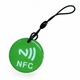 NFC метка брелок NTAG213 круглый 35 мм - Green - изображение 1