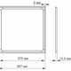 LED Панель 40W 4100К ART VL-PA404W Videx - изображение 3
