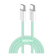 Кабель USB PD Type-C/Type-C ColorWay CW-CBPDCC061-G 3,0A 60W 1м зелений - изображение 1