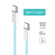 Кабель USB PD Type-C/Type-C ColorWay CW-CBPDCC061-BL 3,0A 60W 1м синій - изображение 4