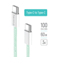 Кабель USB PD Type-C/Type-C ColorWay CW-CBPDCC061-G 3,0A 60W 1м зелений - изображение 4