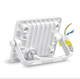 LED Прожектор 10W 5000К 220V білий VL-F2e-105W Videx - зображення 5