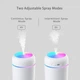 Мини-увлажнитель на 280 мл USB/ 2 режима автоматическое отключение и функция ночного освещения Белый - изображение 3