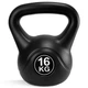 Гиря вінілова Cornix 16 кг XR-0432 Black - зображення 1