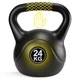Гиря вінілова Cornix 24 кг XR-0434 Black - зображення 4