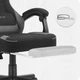 Ігрове крісло CABRO C504 FABRIC чорно-сіра тканина - изображение 9