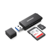 Кардрідер UGREEN CM104 USB 3.0 TF + SD Dual Reader, до 5 Гбіт/с, для ПК, ноутбука, камери, чорний - зображення 3