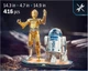 Пазл Spin Master 4D Build Star Wars C-3PO & R2-D2 Model Kit with Stand Звездные войны - изображение 3