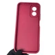 Чехол силиконовый Soft Touch для OPPO A18 4G (CPH2591) бордовый (Полная защита камеры) - изображение 2