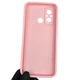 Чохол силіконовий оригінальний Soft Touch з 3D принтом злого кота для Xiaomi Redmi 11A рожевий (Повний захист камери) - зображення 3